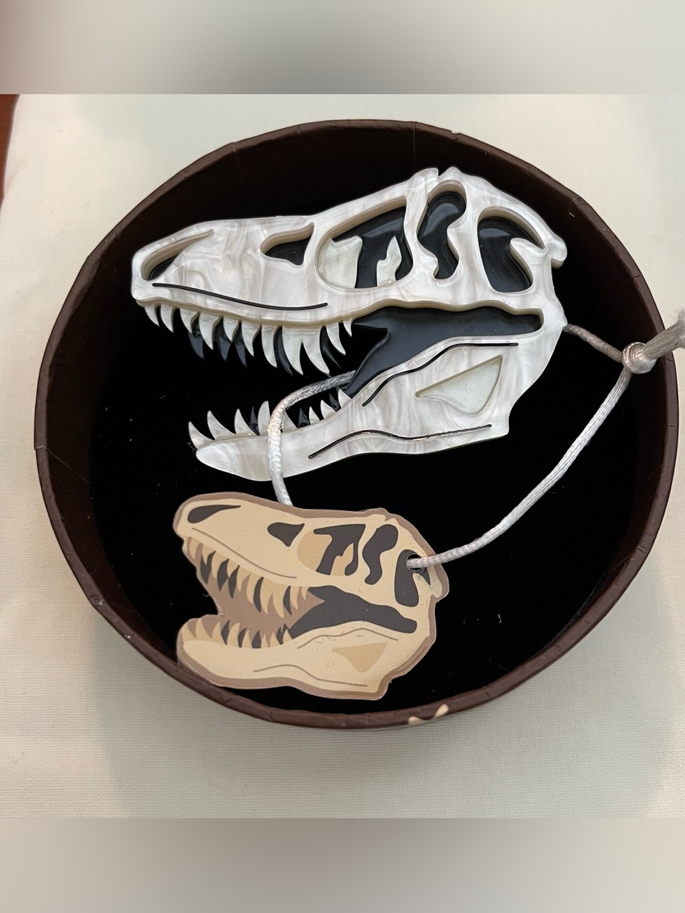 Erstwilder Bad to the Bone T-Rex Dinosaur Brooch Pin